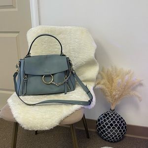 Chloe Bag Faye Day Medium Double Carry Smooth & Suede Calf Skin